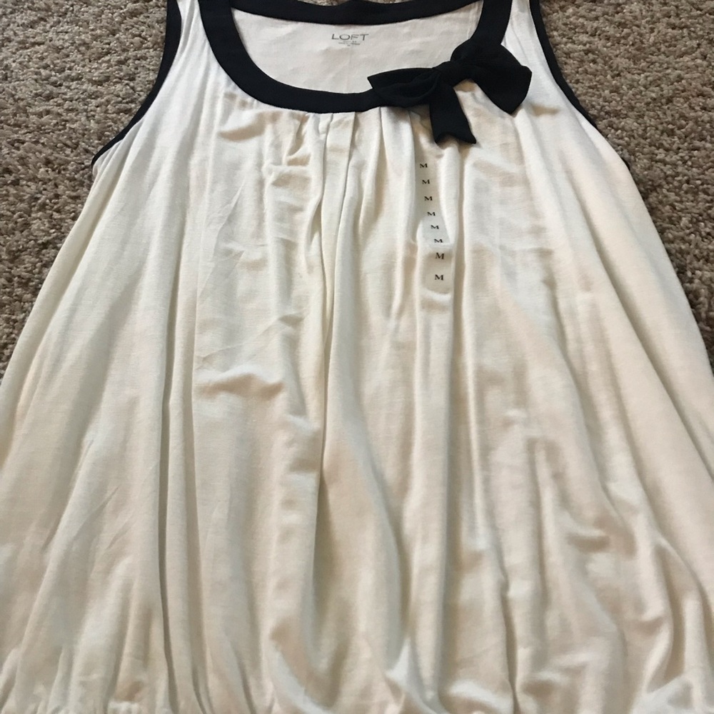 Loft blouse with bow